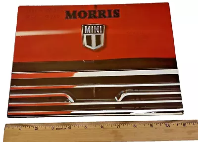 VINTAGE ORIGINAL 1970s  MORRIS MINI DEALER BROCHURE / CATALOG BRITISH LEYLAND • $7.50