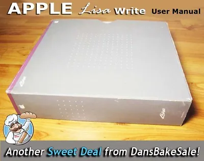£126.88 • Buy Apple LisaWrite User Manual Binder In Box Vintage Lisa Write Reference Guide 