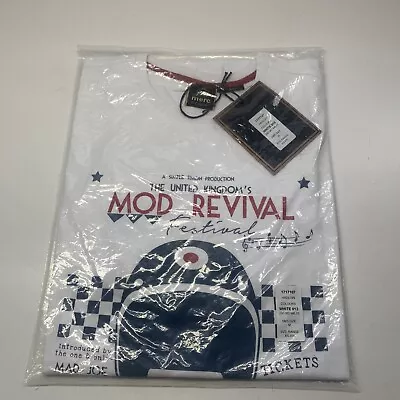 £9.99 • Buy Merc London Hadlow Mod Revival Festival  T-Shirt, Size M, White