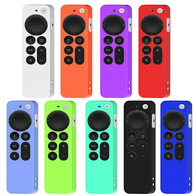 $6.48 • Buy Silicone Case Protective Cover For 2021 Apple TV 4K Siri Remote 2nd Generation