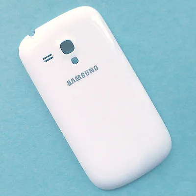 Samsung Galaxy S3 Mini I8190 Rear Battery Cover Back White Housing Genuine • £5.99