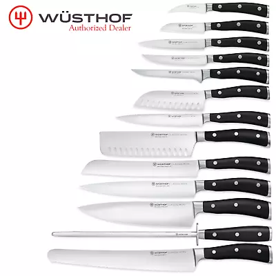 $170 • Buy Wusthof Classic Ikon Series Carbon Stainless Steel Knives, Authorized Dealer