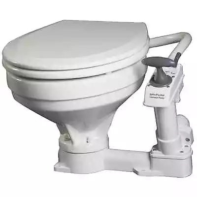 Johnson Pump 80-47230-01 Aqua T Manual Toilet With Comfort Bowl • $192.42