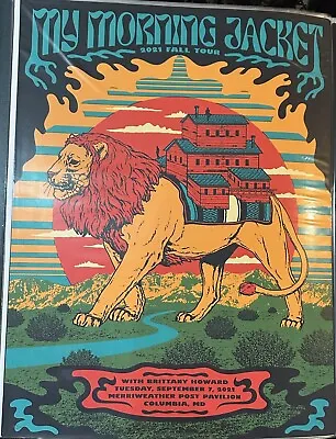 My Morning Jacket Merriweather Post Pavilion 9/7/2021 VIP Concert Poster • $50