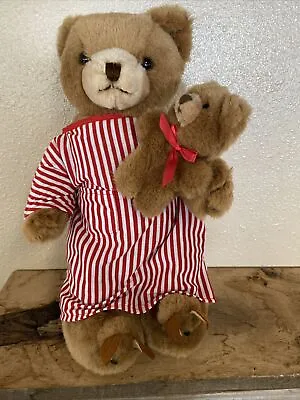 Schmid Musical Plush Teddy Bear In Bunny Slippers 1984 Gordon Fraser Working 15  • $18