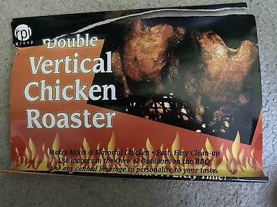 Double Vertical Chicken Beer Can Roaster • $16