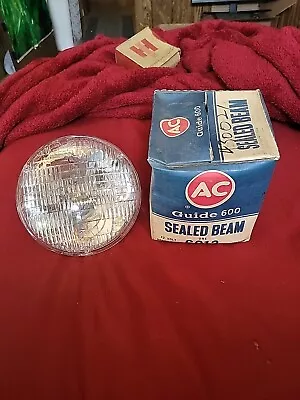 AC Guide 600 T3 Sealed Beam 6013 12 Volt Heavy Duty Headlight NOS! Original Box! • $80