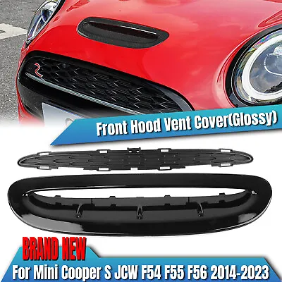 For Mini Cooper S F54 F55 F56 F57 14-24 Car Front Hood Bonnet Scoop Vent Kit BLK • $58.26