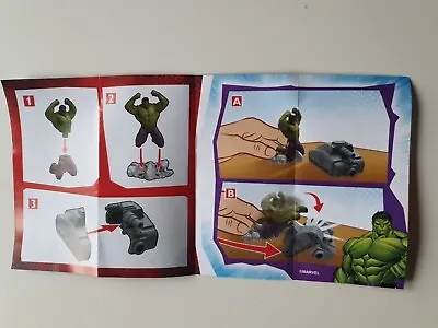 Ultra Rare Kinder Egg Maxi Marvel Avengers The Hulk Animated Toy 2022 VUD22 • £15