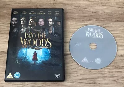 DISNEY INTO THE WOODS DVD 2015 Meryl Streep Emily Blunt James Corden VGC • £2.95