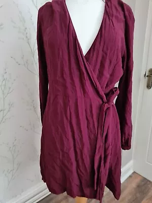 Miss Selfridge Wrap Dress Size 14 • £4.99