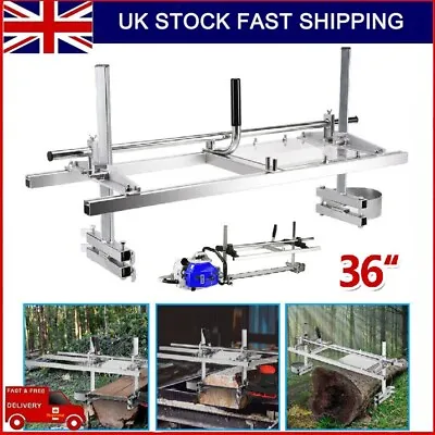 Portable Chainsaw Mill Planking Milling Lumber 14  To 36  Guide Bar Chain Saw UK • £69.99