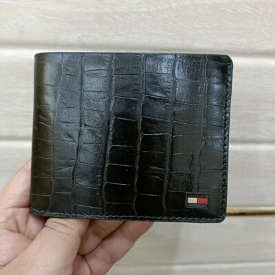 £19 • Buy New Tommy Hilfiger Black Leather Wallet With Box