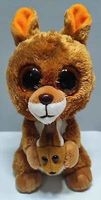 TY Beanie Boos KIPPER The Kangaroo & Her Joey *Glitter Eyes*. 2017 • $4.99