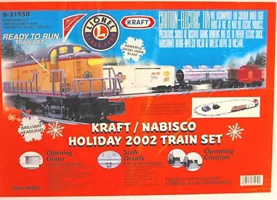 2002 Lionel Train Set - Kraft Nabisco Holiday With Oval Track - Limited Edition • $149.99