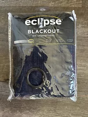 Eclipse Rowland Navy Eclipse Blackout Curtains Grommet Panel 52  × 95  Eclipse • $17.10