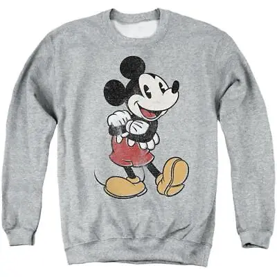 £19.99 • Buy Disney Mens Mickey Mouse Classic Pose Crew Sweatshirt Jumper Top S-2XL Official