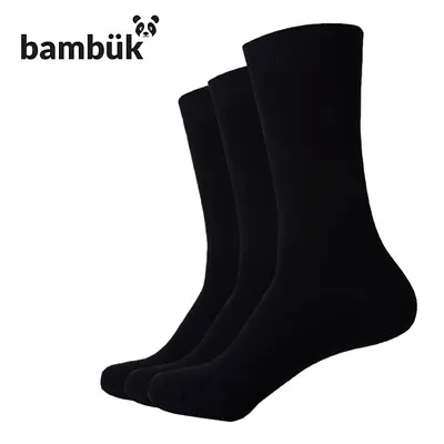 Men's Bamboo Rayon Socks Size 7.5-13  (3 Pairs)  The Best Socks For Long Days  • $2