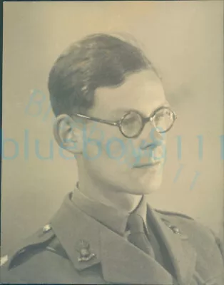 £10.80 • Buy WW2 Era British Army Royal Engineers Lieutenant Studio 4.4x3.4  Orig Photo