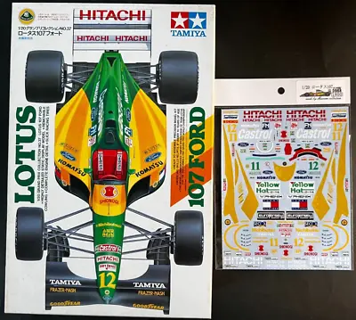 TAMIYA 1/20 LOTUS 107 F1. Item20037 With OTHER DECALS From Japan • £66.67