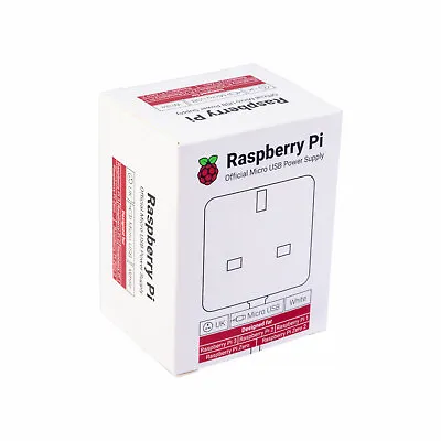 Raspberry Pi Micro USB Power Supply 12.5W (UK) • £9