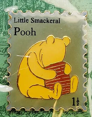 Disney Classic Michel Company Winnie The Pooh Little Smackeral Stamp Pin New • $12.50
