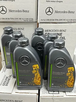 6L. Genuine Mercedes-Benz Engine Oil 5W-30 Synthetic 1.056 Quart 229.5 Certified • $99.99