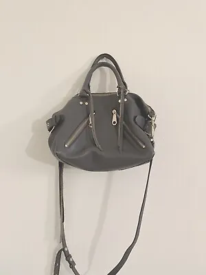 Rebecca Minkoff Moto Satchel Crossbody Bag Gray Color • $60