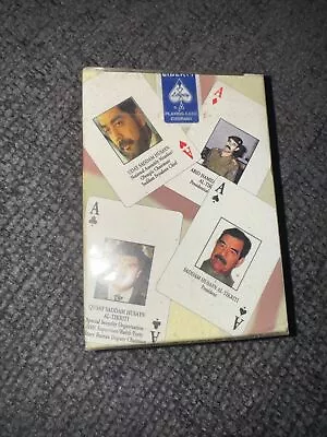 Sealed 2003 Iraqi Most Wanted Playing Cards Military Iraq Saddam Liberty NIB • $17.99