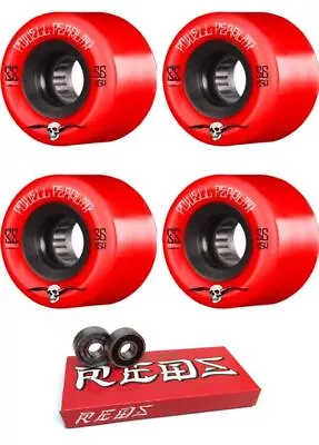 Powell Peralta  G-Slides Skateboard Wheels - 56mm 85a + Bearings • $76.99