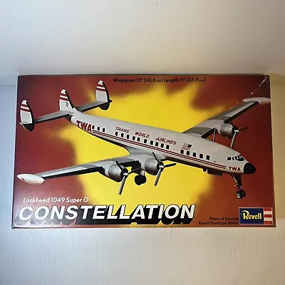 Vintage Revell Lockheed 1049 Super G Constellation Plastic Model Kit 1974  • $27.99