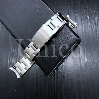 $24.95 • Buy Oyster Watch Band Bracelet Fits For Rolex Perpetual Explorer 20 Mm Satin Steel