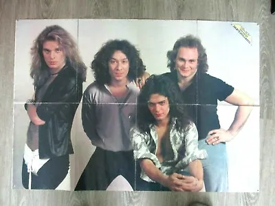 Van Halen - David Lee Roth Pull-out Poster (2 Sides) Some Splitting • $25