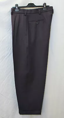 £95 • Buy Men's 1950's Aubergine Peg Trousers Rockabilly RnR R&R 50's Pegs Rockin Peg's