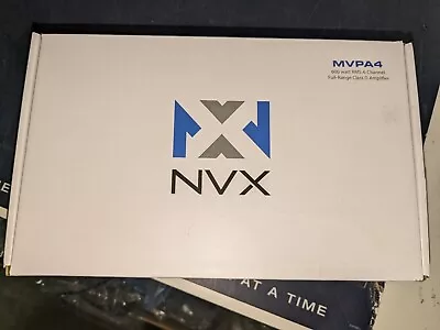 NVX MVPA4 Marine-V Series 600W RMS 4-Channel Class D Compact Amplifier • $200