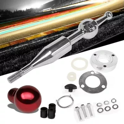 Manzo Short Throw Shifter+Red Ball Clear Pattern Shift Knob For 90-97 Miata MX-5 • $72.84