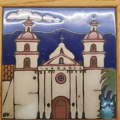 Santa Barbara Mission Tile • $18.99
