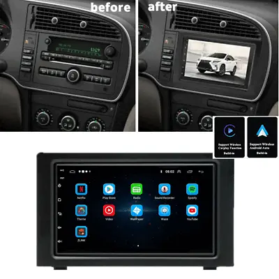 7'' For 07-11 Saab 9-3 93 Carplay Android Auto 2+32GB Stereo Radio GPS Head Unit • $190.52