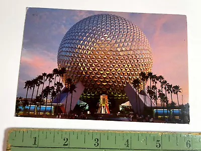VINTAGE 1987 Spaceship Earth Epcot Disney World Postcard Orlando Florida | P16 • $4