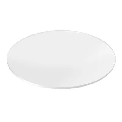$45.99 • Buy Plexiglass Table Top 1/8  (3mm) Thick Clear Round Acrylic Table Top W/ Flat Edge