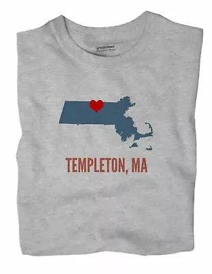 Templeton Massachusetts MA T-Shirt HEART • $18.99