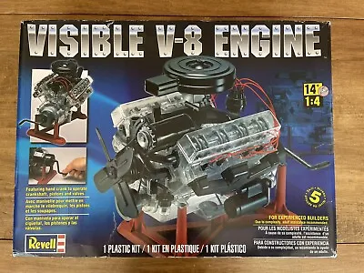 2013 Revell Visible V-8 Engine 1:4 Scale With Moving Pistons And Crank Model Kit • $256.43