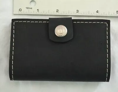 LITTLEARTH Recycled Rubber Small Black Pocket Notebook Memo Pad Holder   • $7