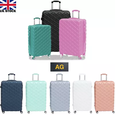 20/24/28inch Hard Shell Suitcase Set Travel Cabin Luggage 4 Wheels Trolley Case • £32.99