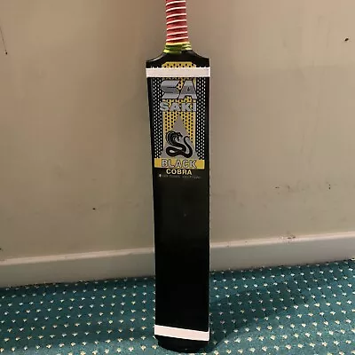 £25.99 • Buy Sa Saki Black Cobra Cricket Bat Sailkot Pakistan Tapeball