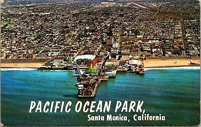 Postcard CA Santa Monica; Pacific Ocean Park; California; Amusement Park  K3 • $11.45