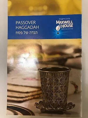 Jewish Hebrew Passover Holiday Haggadah  Prayer Book Maxwell House 2018 • $6