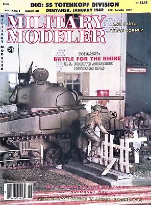 Military Modeler Magazine August 1984 Battle For The Rhine Diorama Normandy • $15.99