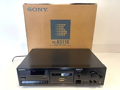 £295 • Buy SONY TC-K511S. 3 Head Cassette Deck. Dolby S. 1993. Pro Refurb And Service. VGC.