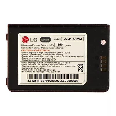 Original LG LGLP-AHMM Red Maroon Standard Battery For EnV3 VX9200 • $16.79